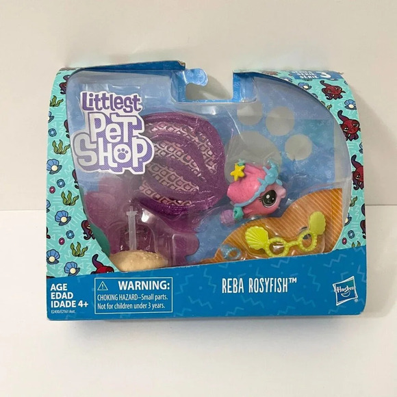 Littlest Pet Shop LPS Pets Reba Rosyfish Series 3 Damaged Box - Picture 15 of 16